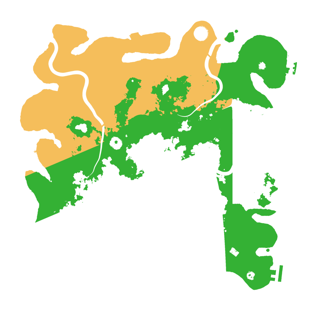Biome Rust Map: Procedural Map, Size: 3800, Seed: 526720521