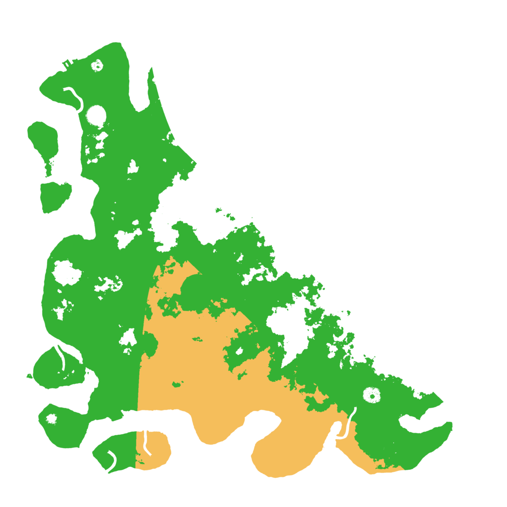 Biome Rust Map: Procedural Map, Size: 4500, Seed: 1385127562