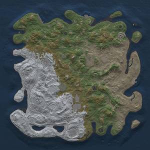 Thumbnail Rust Map: Procedural Map, Size: 4800, Seed: 754394866, 19 Monuments