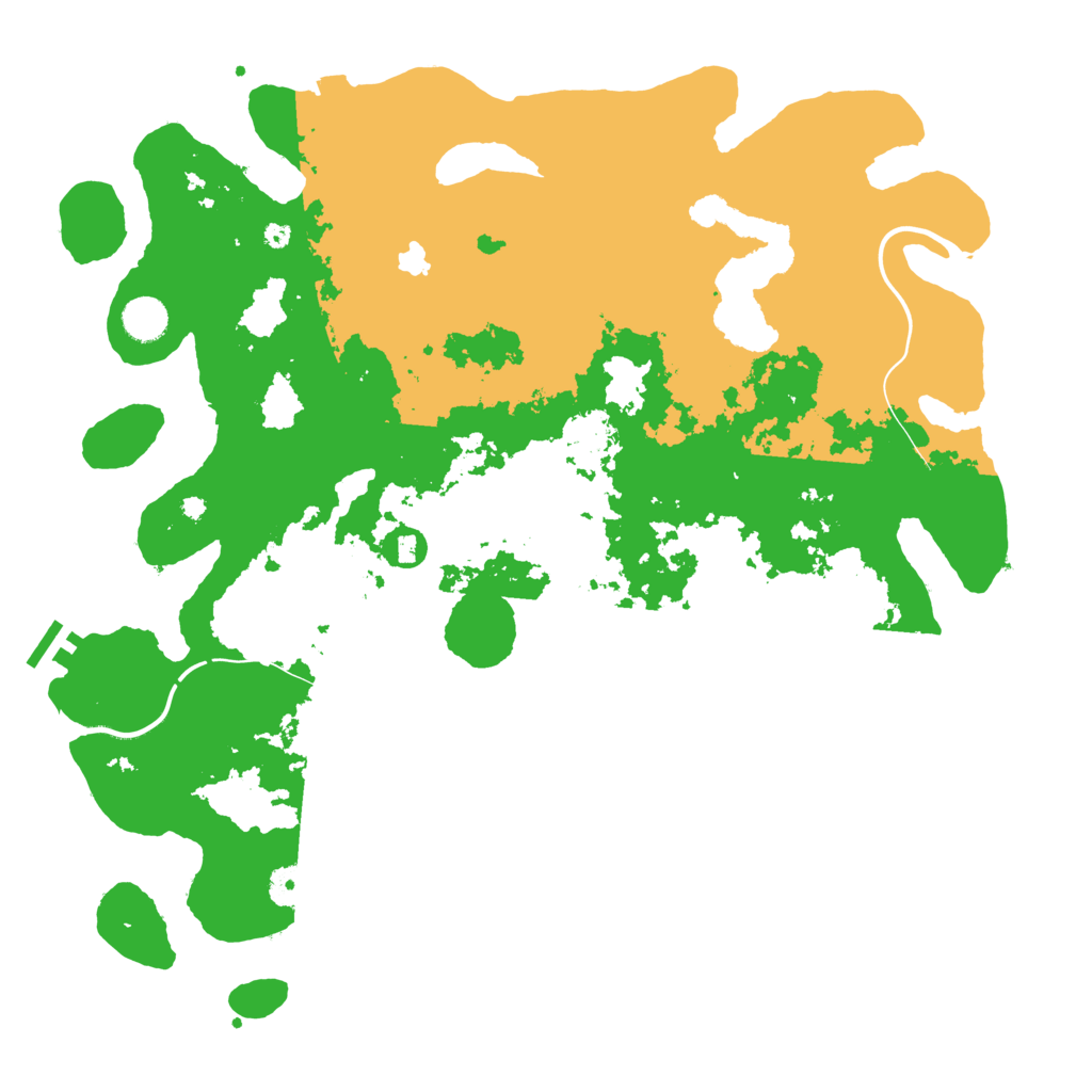 Biome Rust Map: Procedural Map, Size: 4250, Seed: 71934567