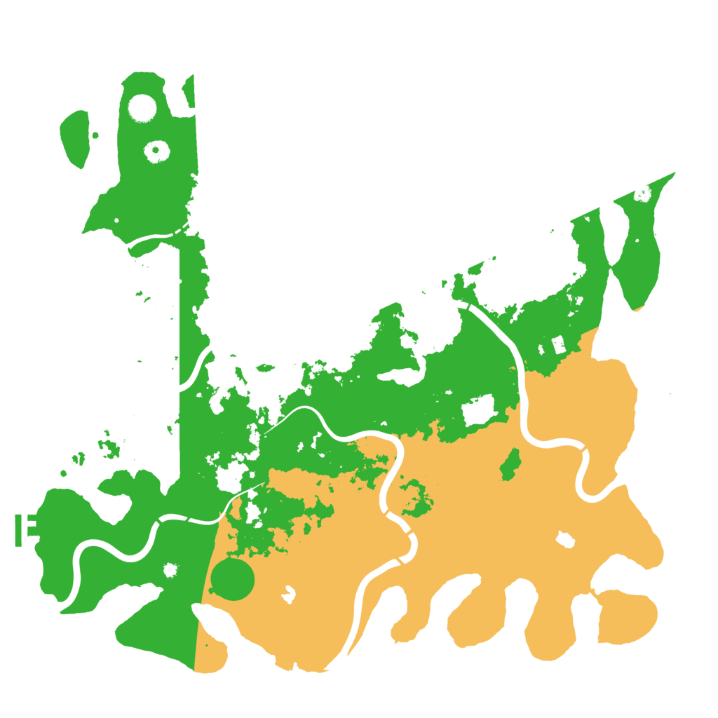 Biome Rust Map: Procedural Map, Size: 4500, Seed: 703741994