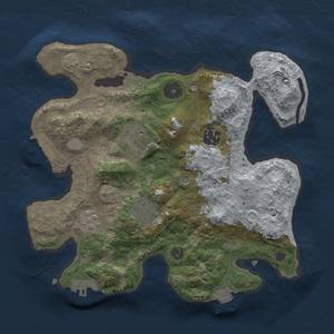 Thumbnail Rust Map: Procedural Map, Size: 2800, Seed: 1439078475, 12 Monuments