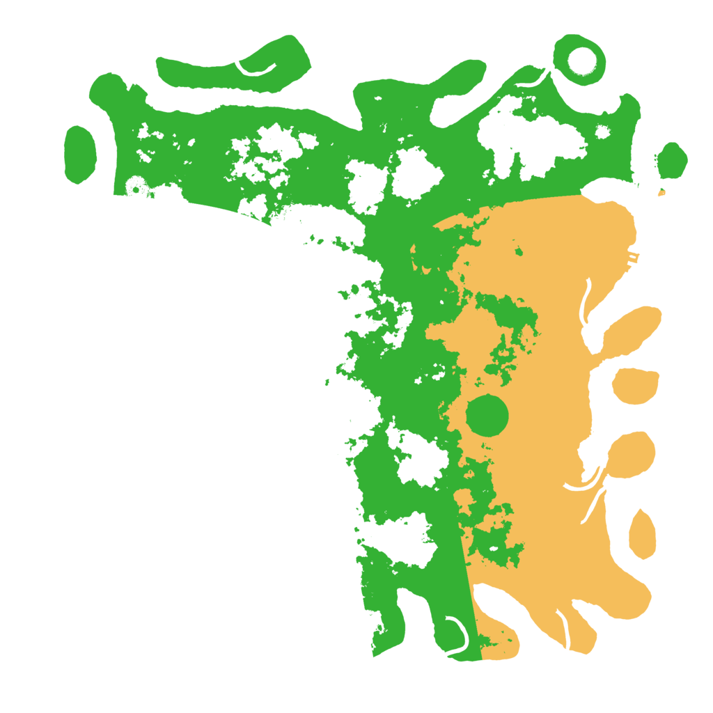 Biome Rust Map: Procedural Map, Size: 4500, Seed: 784261193