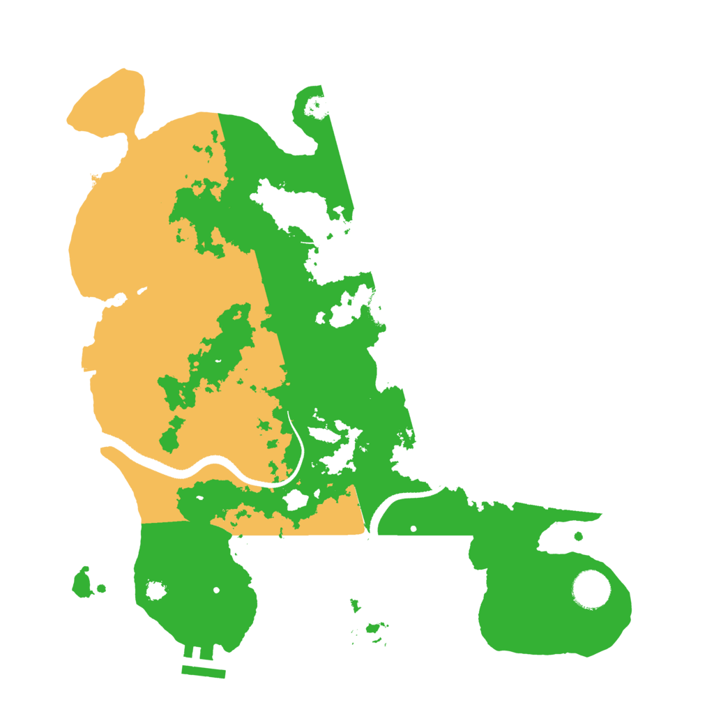 Biome Rust Map: Procedural Map, Size: 3300, Seed: 334540100
