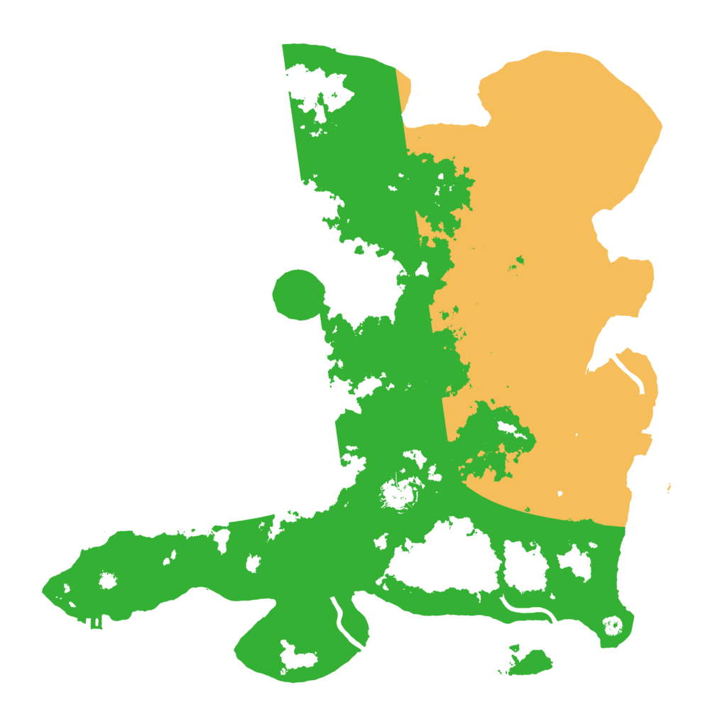 Biome Rust Map: Procedural Map, Size: 3850, Seed: 2053020314