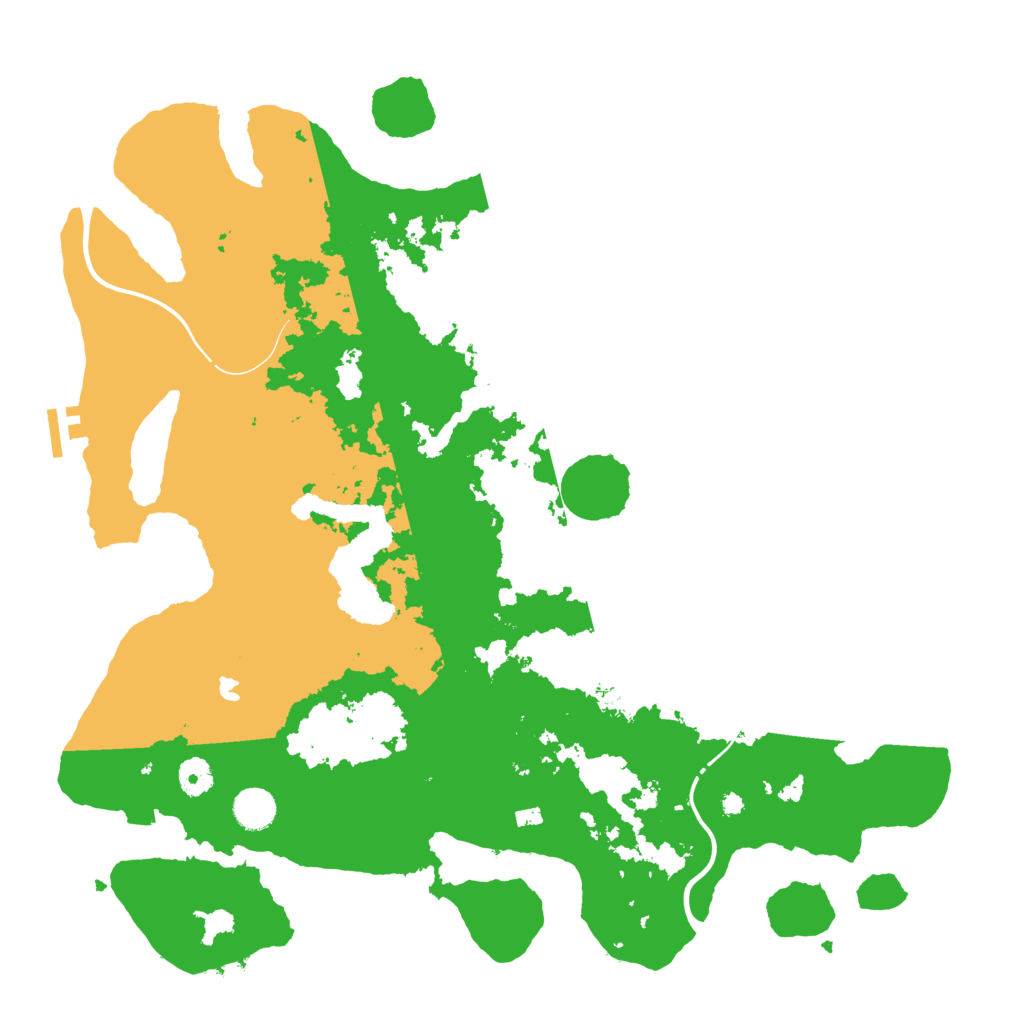 Biome Rust Map: Procedural Map, Size: 4250, Seed: 6287134