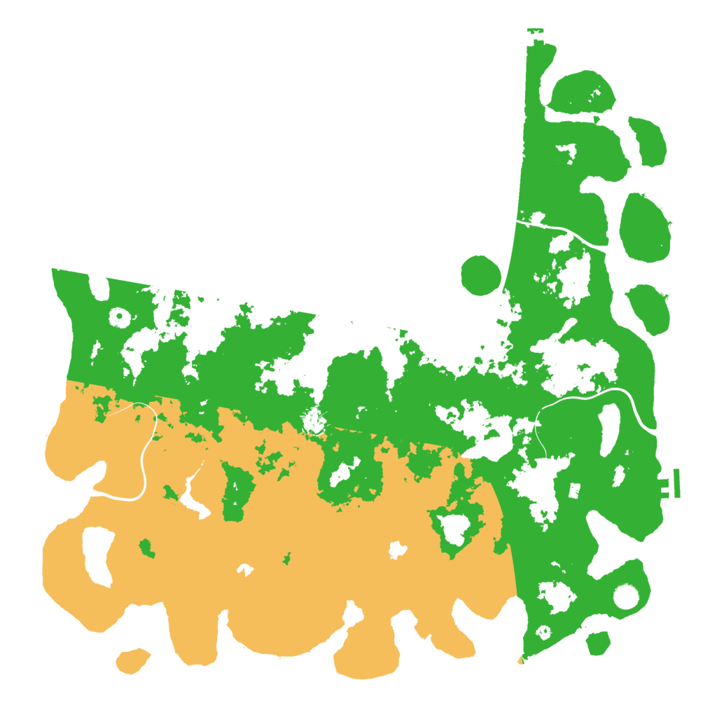 Biome Rust Map: Procedural Map, Size: 5000, Seed: 912431797