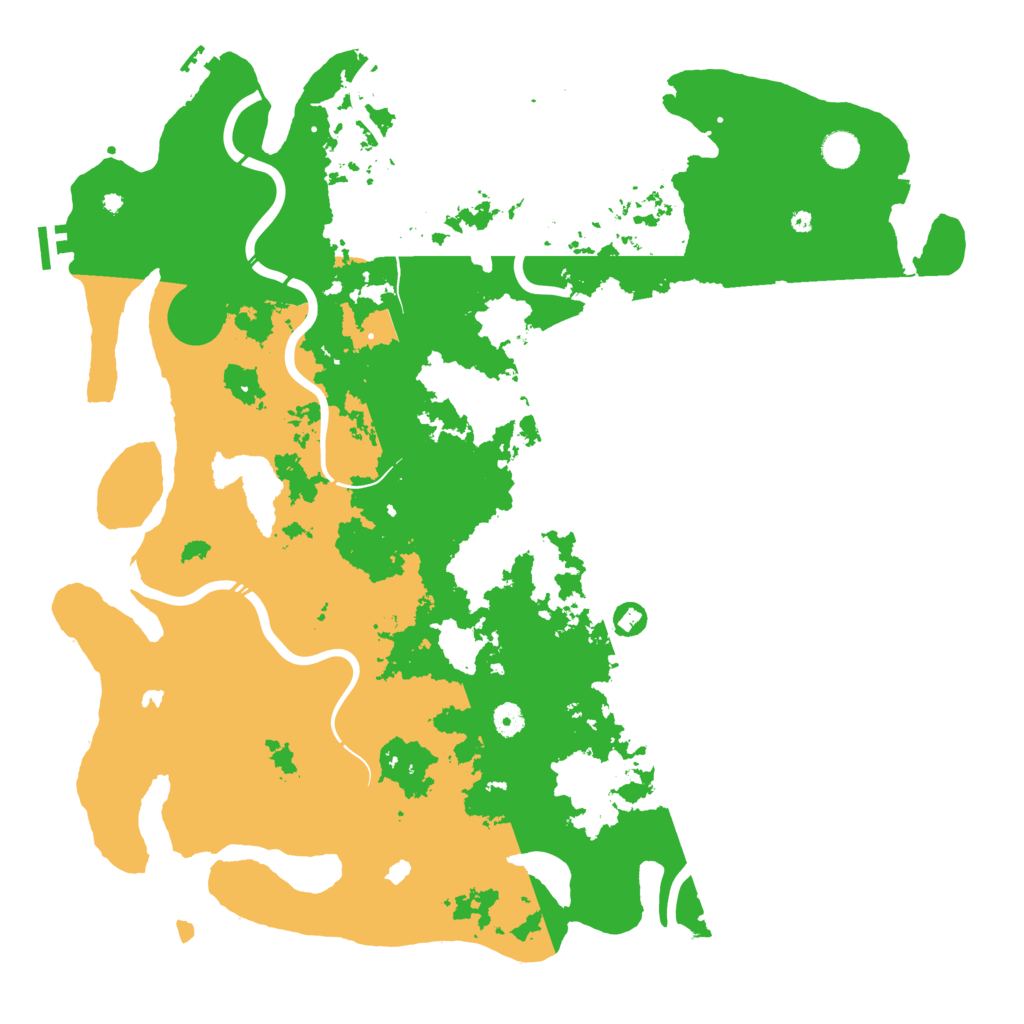 Biome Rust Map: Procedural Map, Size: 4800, Seed: 599817021