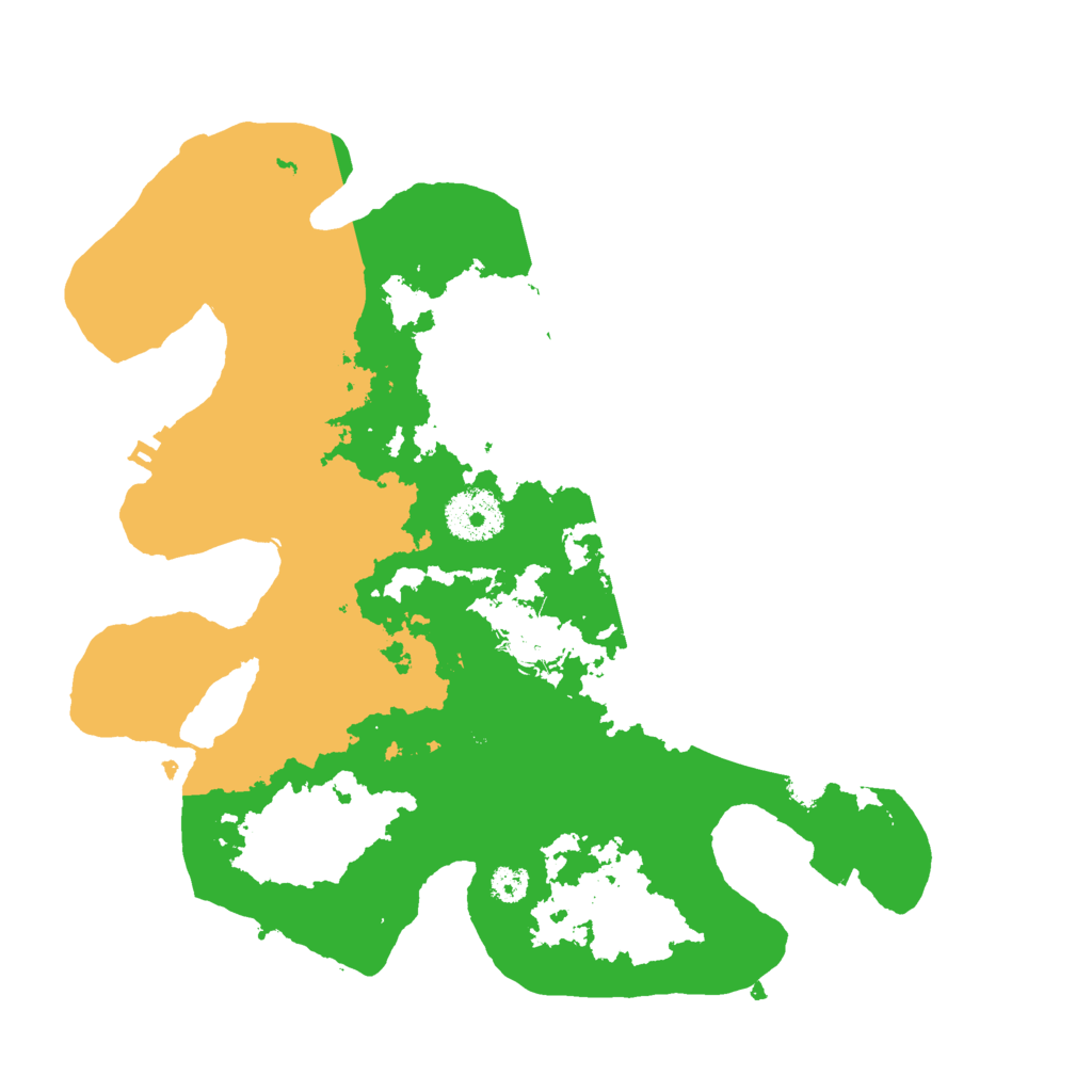 Biome Rust Map: Procedural Map, Size: 3000, Seed: 4588367