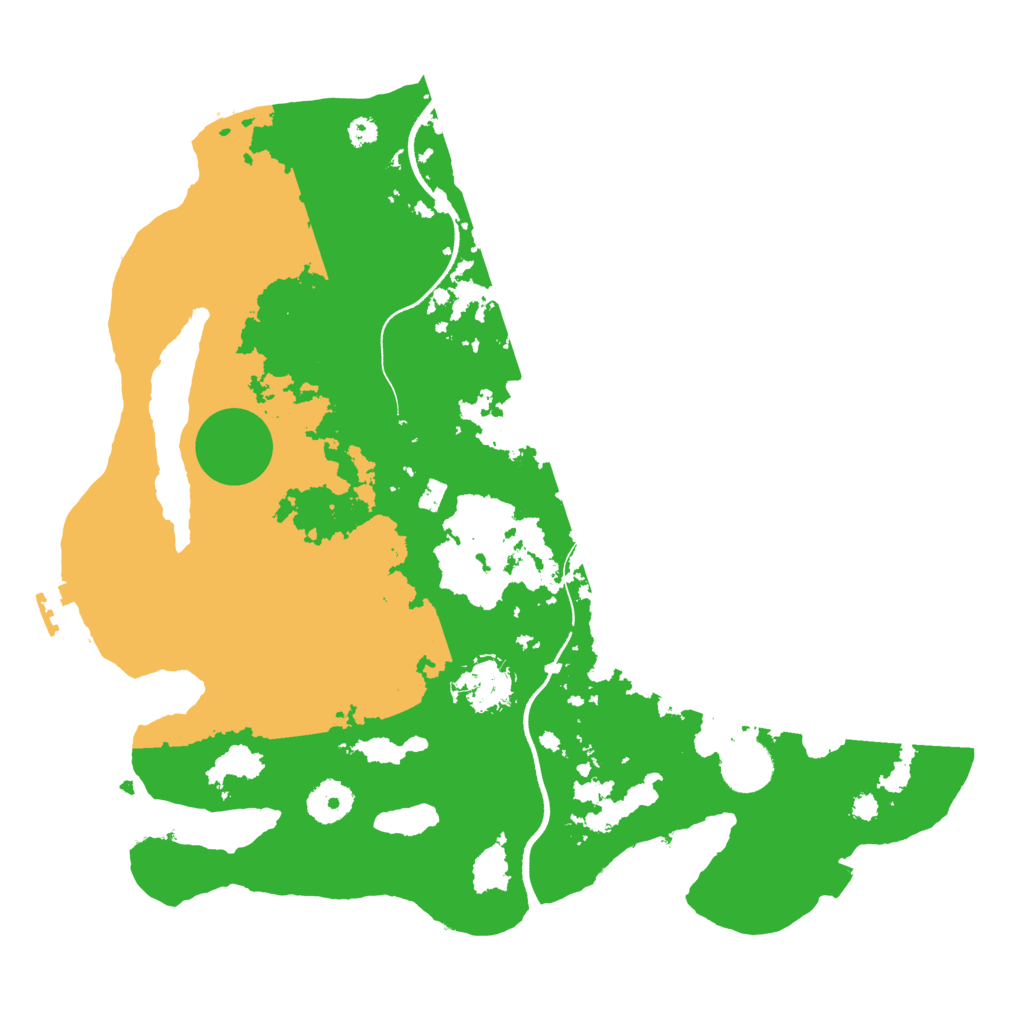 Biome Rust Map: Procedural Map, Size: 3500, Seed: 1980546446