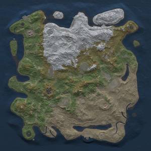 Thumbnail Rust Map: Procedural Map, Size: 4250, Seed: 1895262978, 18 Monuments