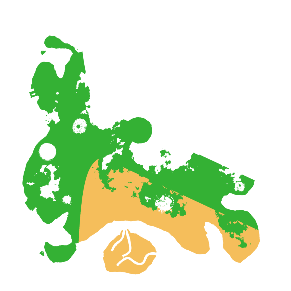 Biome Rust Map: Procedural Map, Size: 3000, Seed: 897829