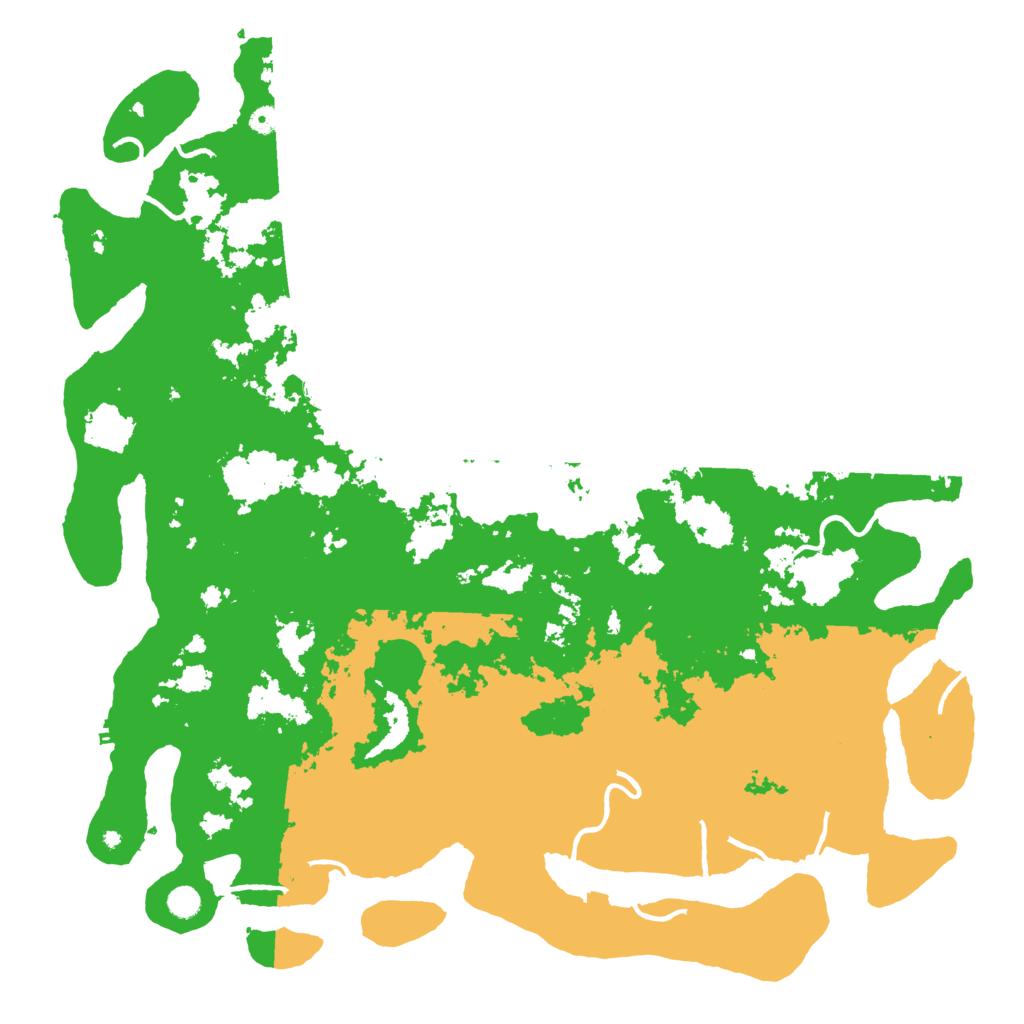 Biome Rust Map: Procedural Map, Size: 5500, Seed: 638465