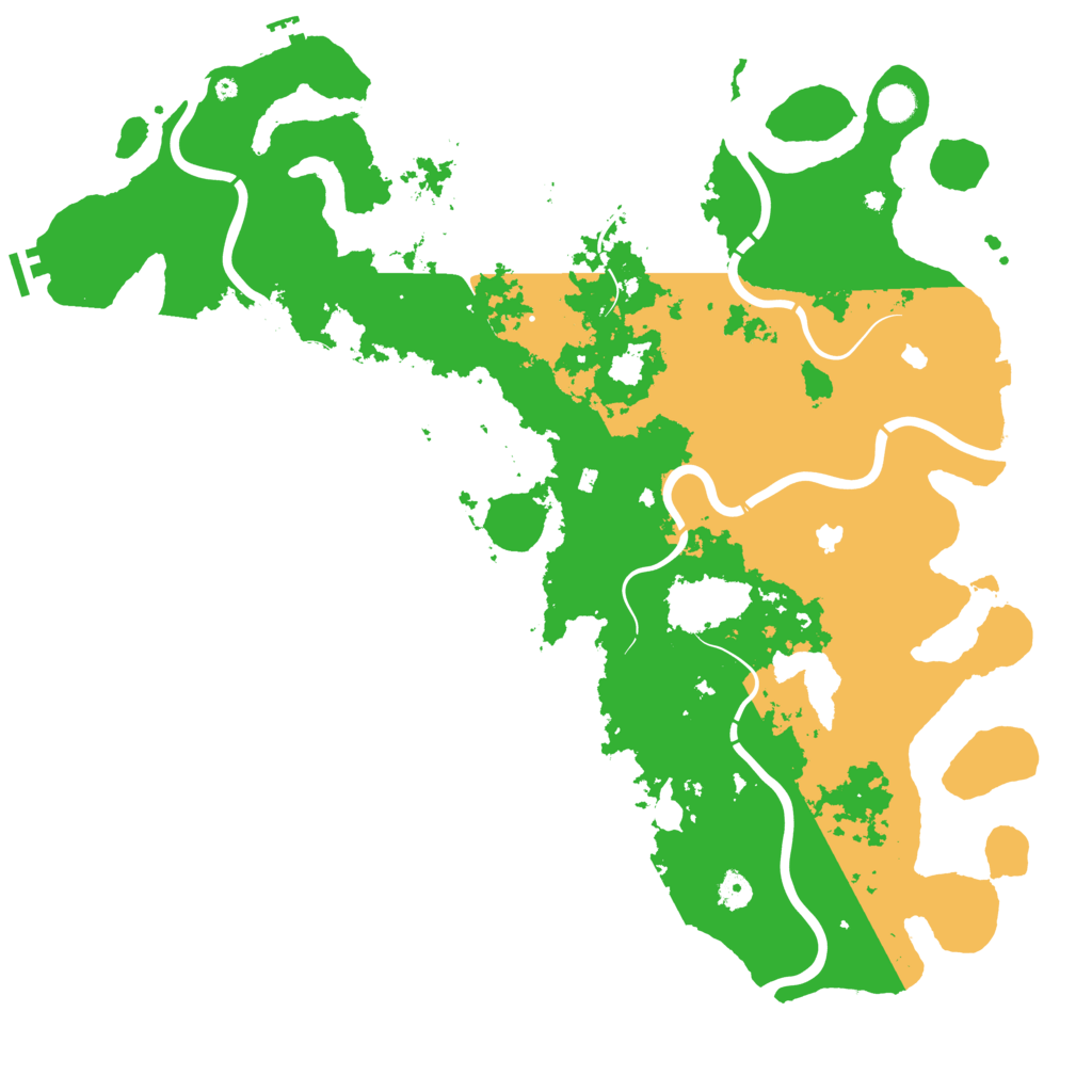 Biome Rust Map: Procedural Map, Size: 5000, Seed: 33354333