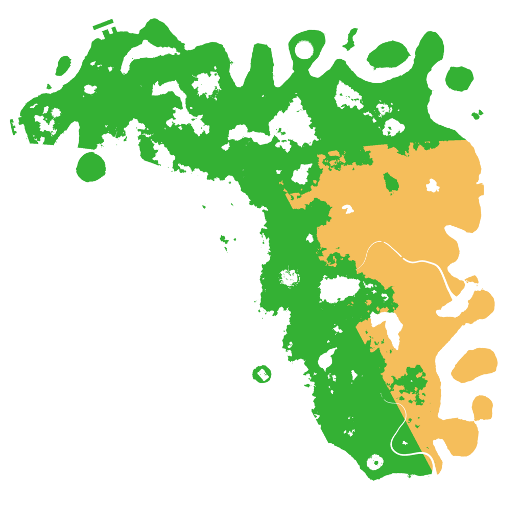 Biome Rust Map: Procedural Map, Size: 5000, Seed: 33354333