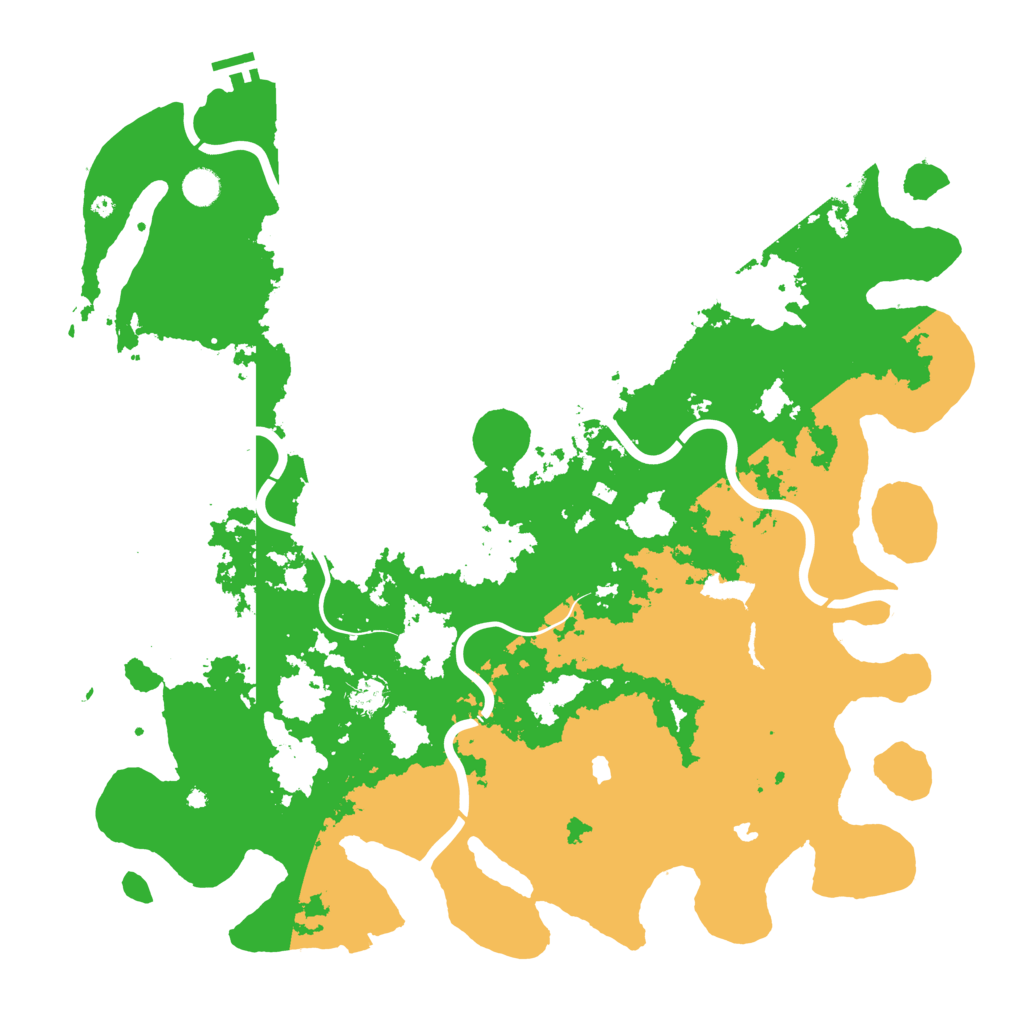 Biome Rust Map: Procedural Map, Size: 4800, Seed: 41880787