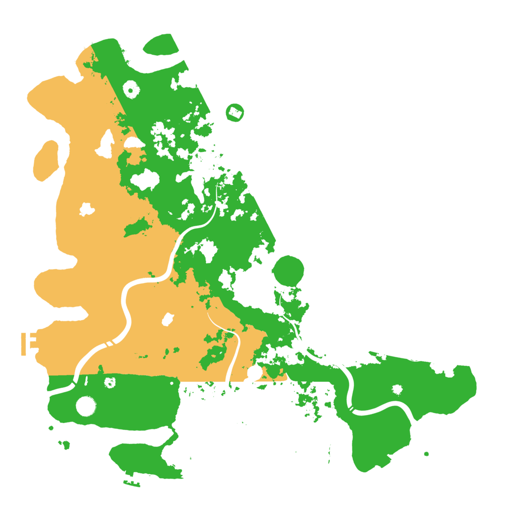 Biome Rust Map: Procedural Map, Size: 4500, Seed: 37184