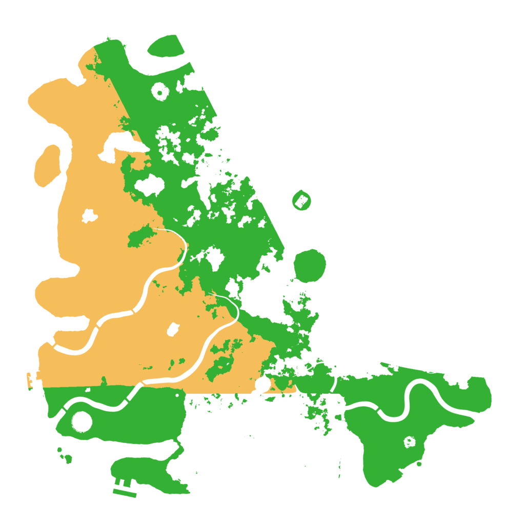 Biome Rust Map: Procedural Map, Size: 4500, Seed: 37184