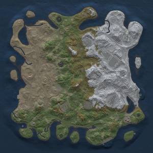 Thumbnail Rust Map: Procedural Map, Size: 4250, Seed: 1699059675, 19 Monuments