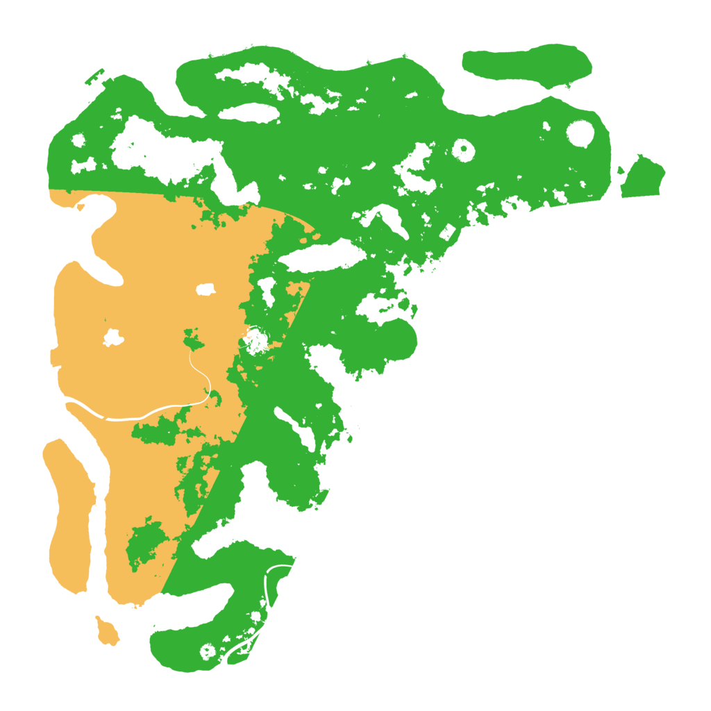 Biome Rust Map: Procedural Map, Size: 4700, Seed: 10