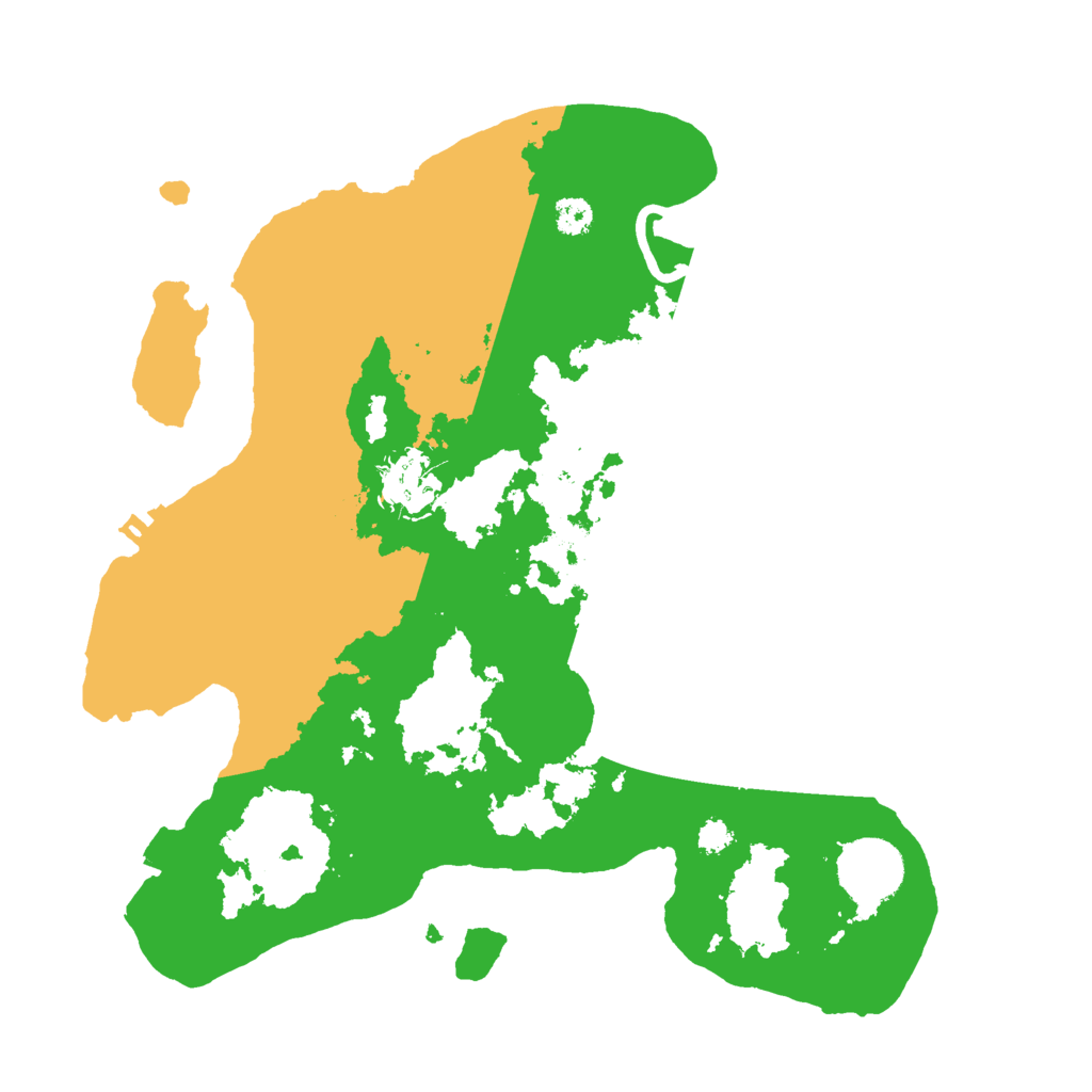 Biome Rust Map: Procedural Map, Size: 3000, Seed: 888441256