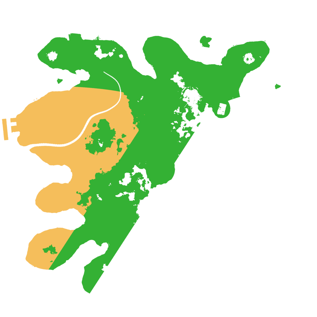 Biome Rust Map: Procedural Map, Size: 3000, Seed: 429336