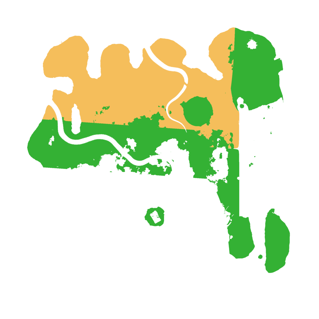 Biome Rust Map: Procedural Map, Size: 3000, Seed: 24207