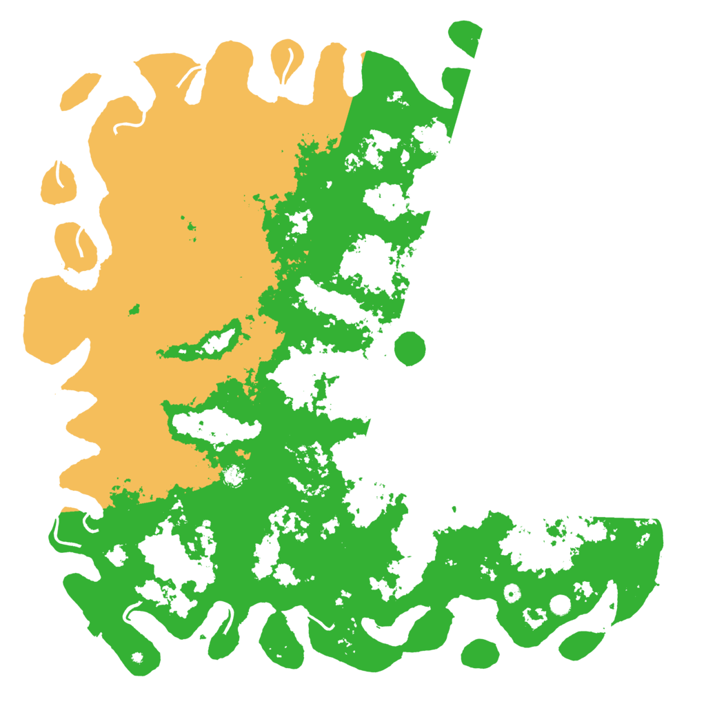 Biome Rust Map: Procedural Map, Size: 6000, Seed: 674128519