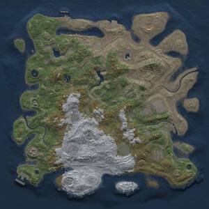 Thumbnail Rust Map: Procedural Map, Size: 4250, Seed: 1792579077, 16 Monuments