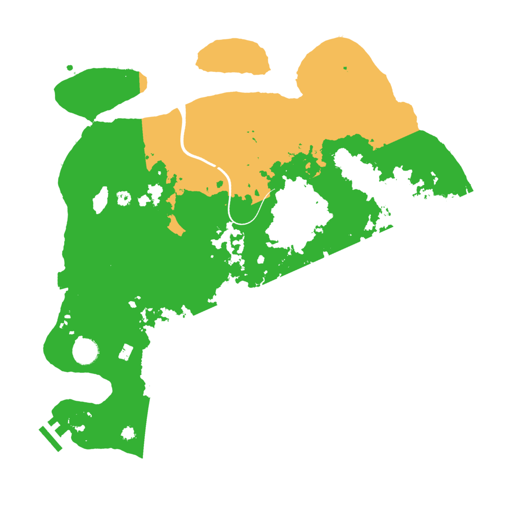 Biome Rust Map: Procedural Map, Size: 3500, Seed: 820231