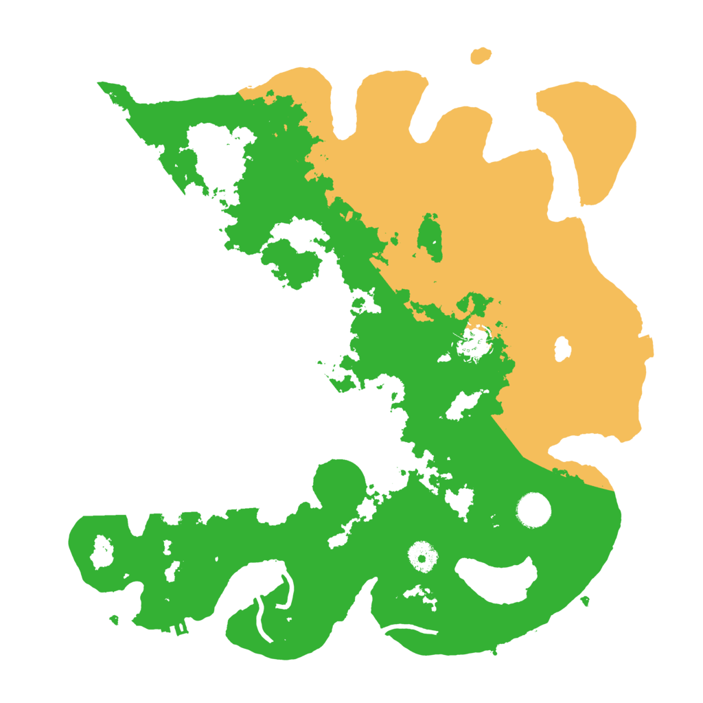 Biome Rust Map: Procedural Map, Size: 3600, Seed: 10308