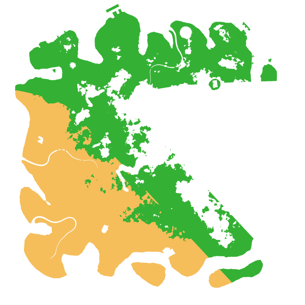 Biome Rust Map: Procedural Map, Size: 4500, Seed: 572668468