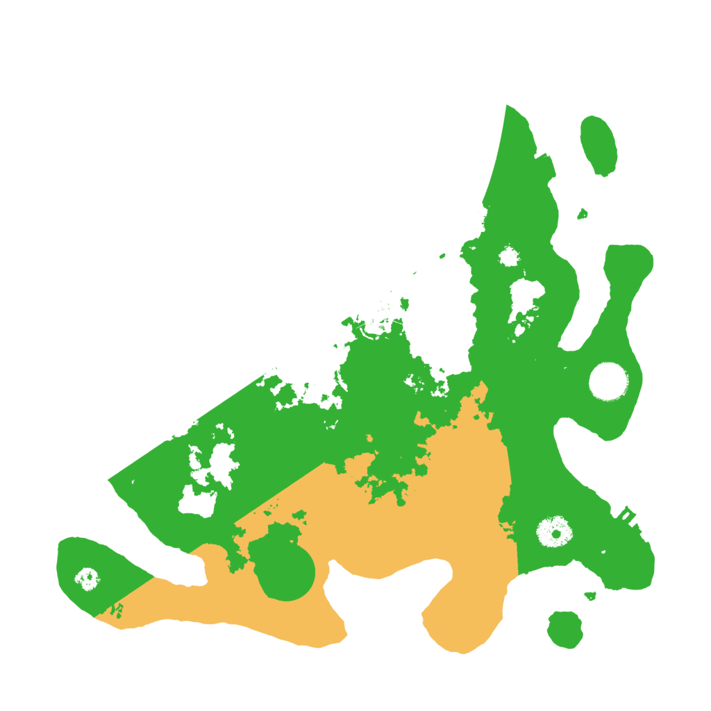 Biome Rust Map: Procedural Map, Size: 3250, Seed: 135542258