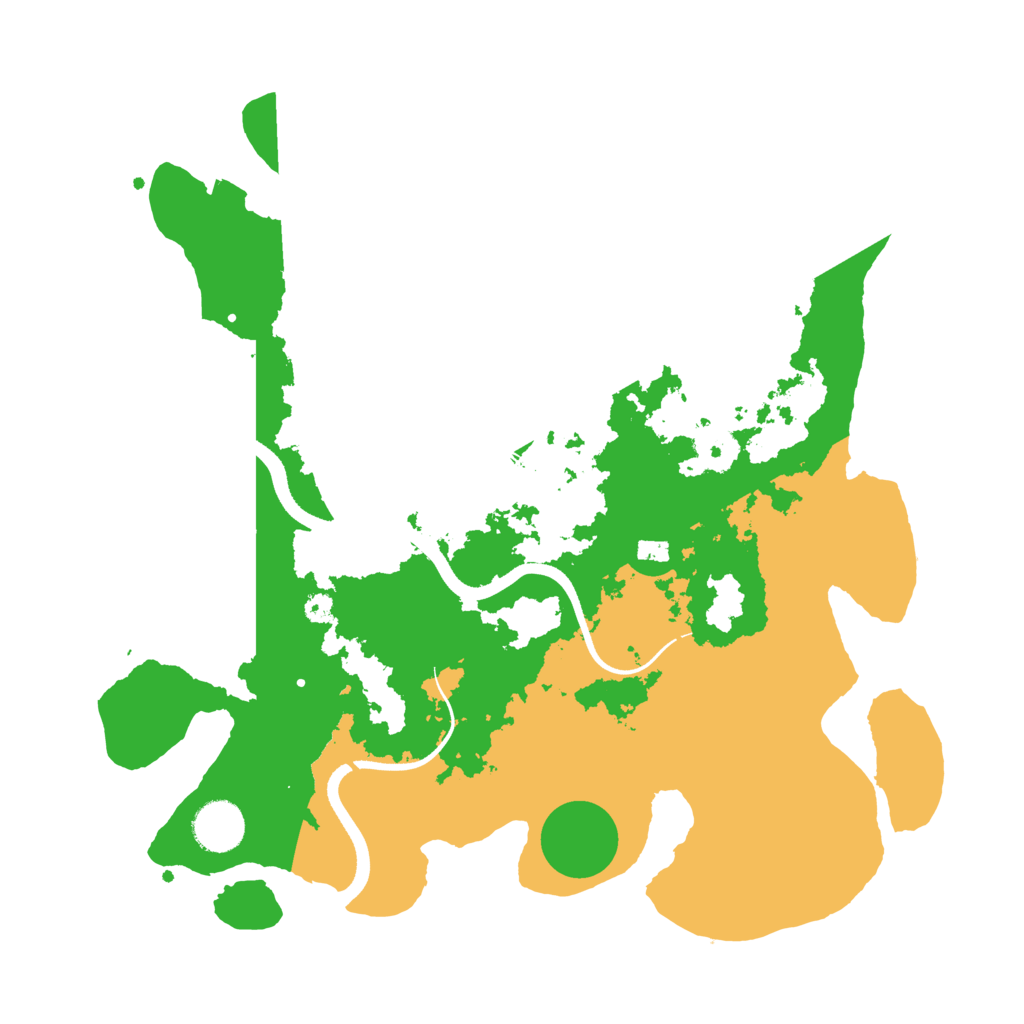 Biome Rust Map: Procedural Map, Size: 3500, Seed: 1876062545