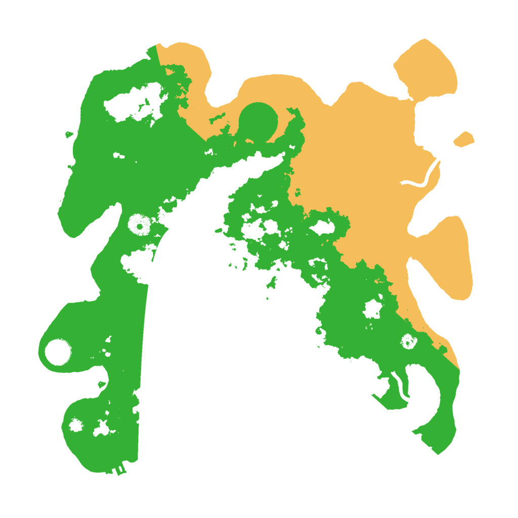 Biome Rust Map: Procedural Map, Size: 3500, Seed: 1468293003