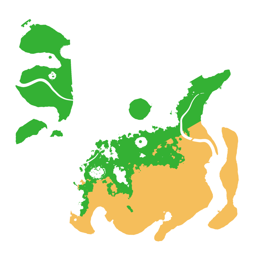 Biome Rust Map: Procedural Map, Size: 3500, Seed: 1258169986