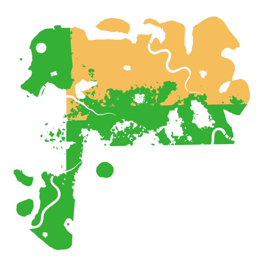 Biome Rust Map: Procedural Map, Size: 4500, Seed: 12543588