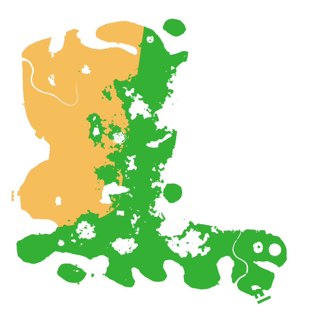 Biome Rust Map: Procedural Map, Size: 4500, Seed: 428946047