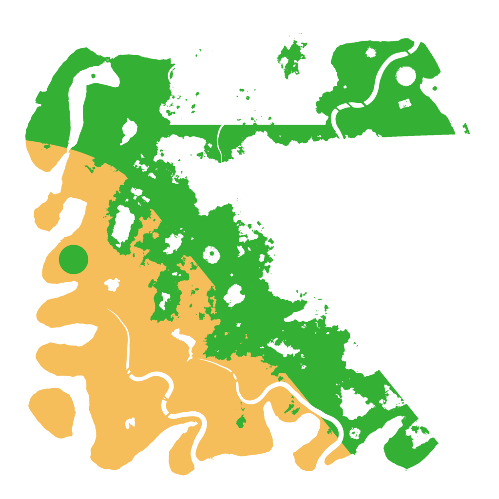 Biome Rust Map: Procedural Map, Size: 4500, Seed: 411578463
