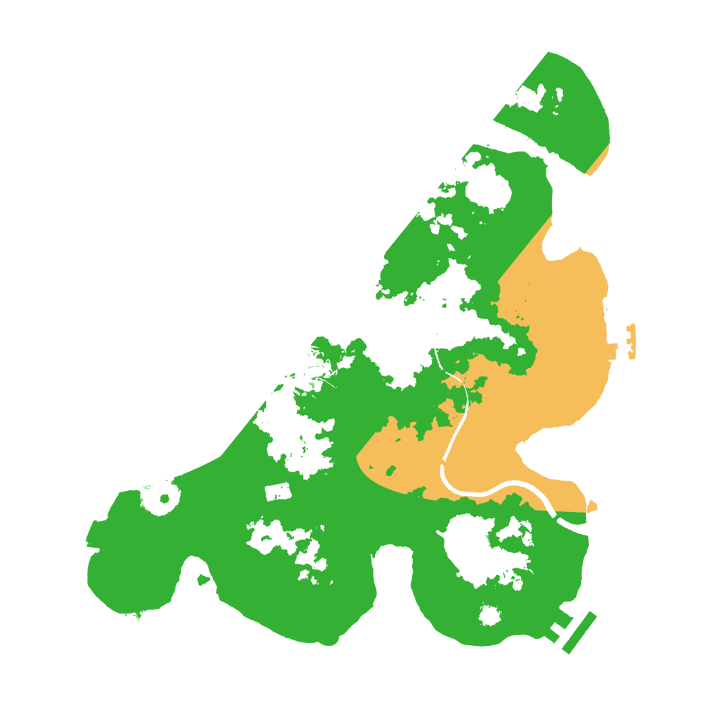 Biome Rust Map: Procedural Map, Size: 3000, Seed: 1796701368