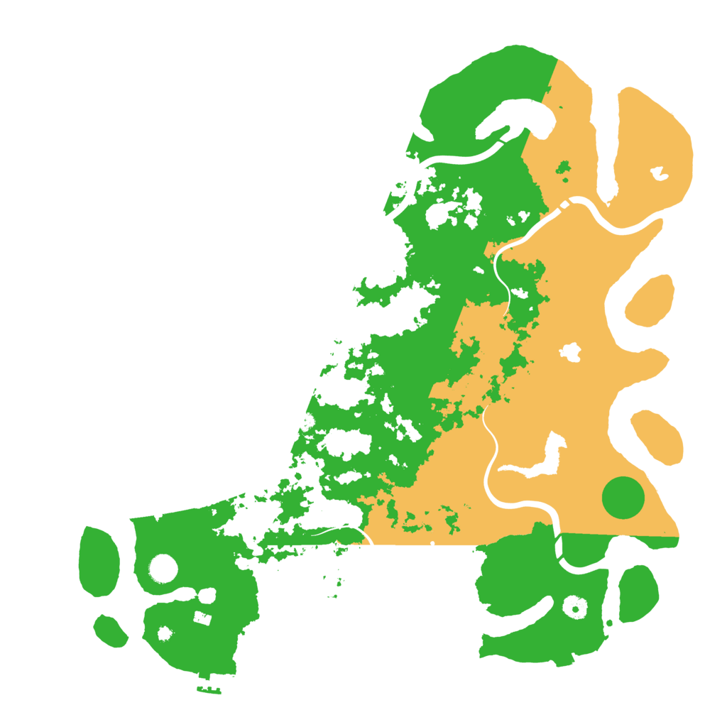 Biome Rust Map: Procedural Map, Size: 4500, Seed: 1823465133