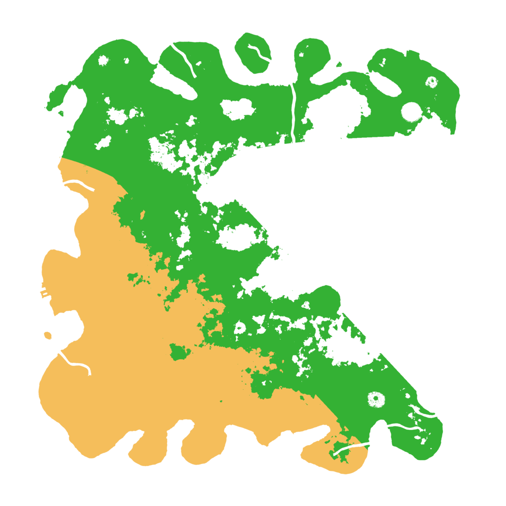 Biome Rust Map: Procedural Map, Size: 4500, Seed: 10583