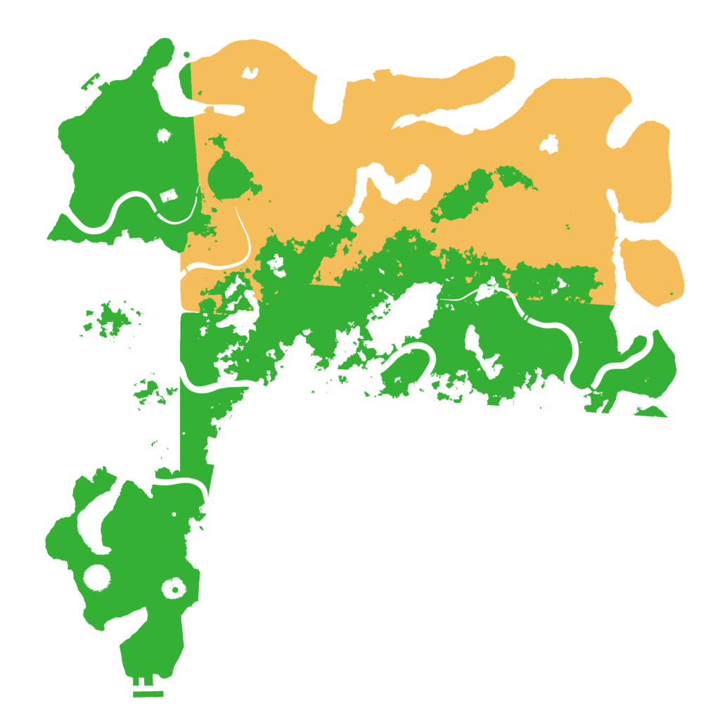 Biome Rust Map: Procedural Map, Size: 4800, Seed: 582113548