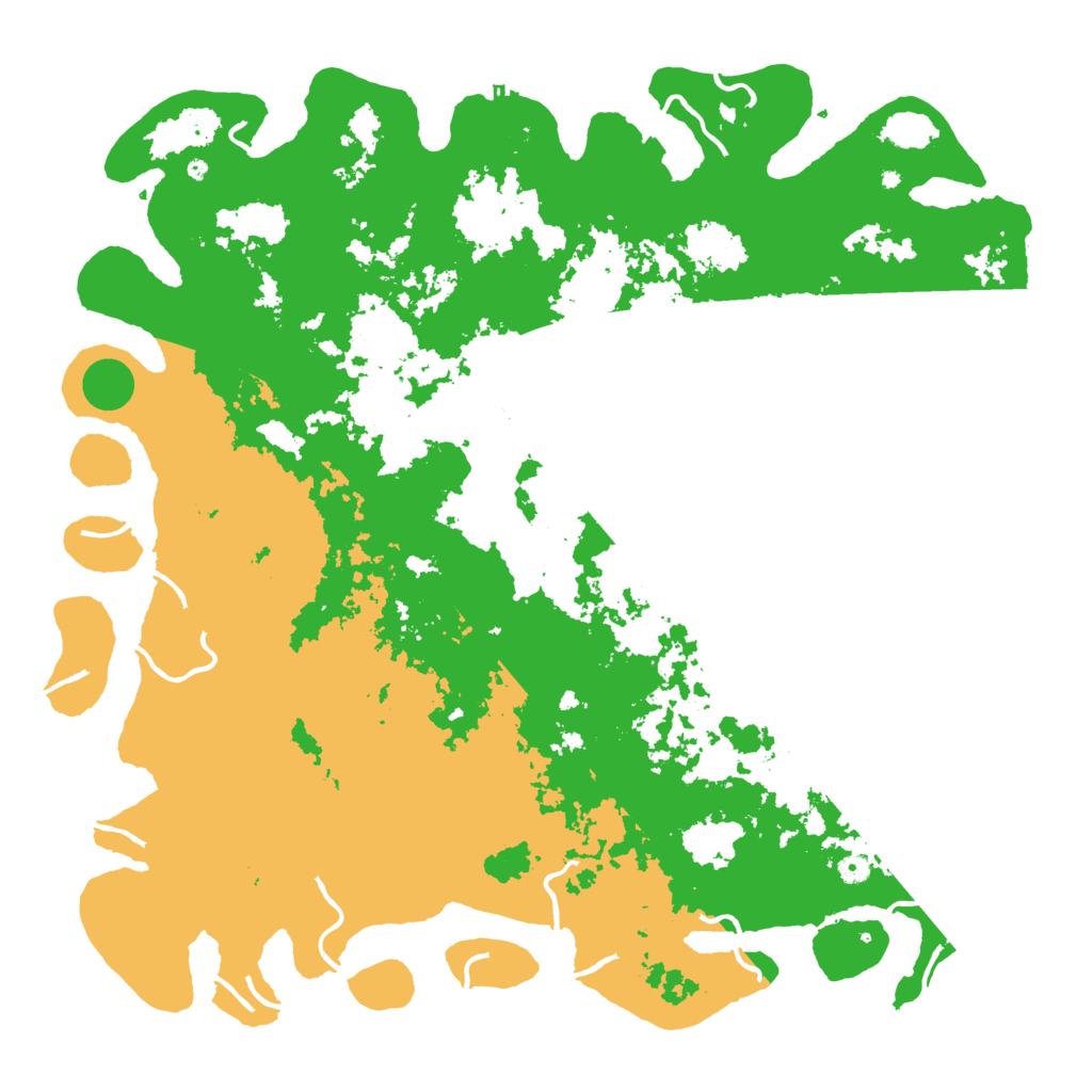 Biome Rust Map: Procedural Map, Size: 5555, Seed: 2515