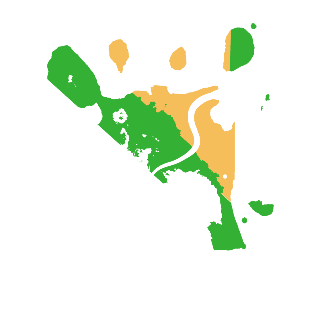 Biome Rust Map: Procedural Map, Size: 2200, Seed: 357499805