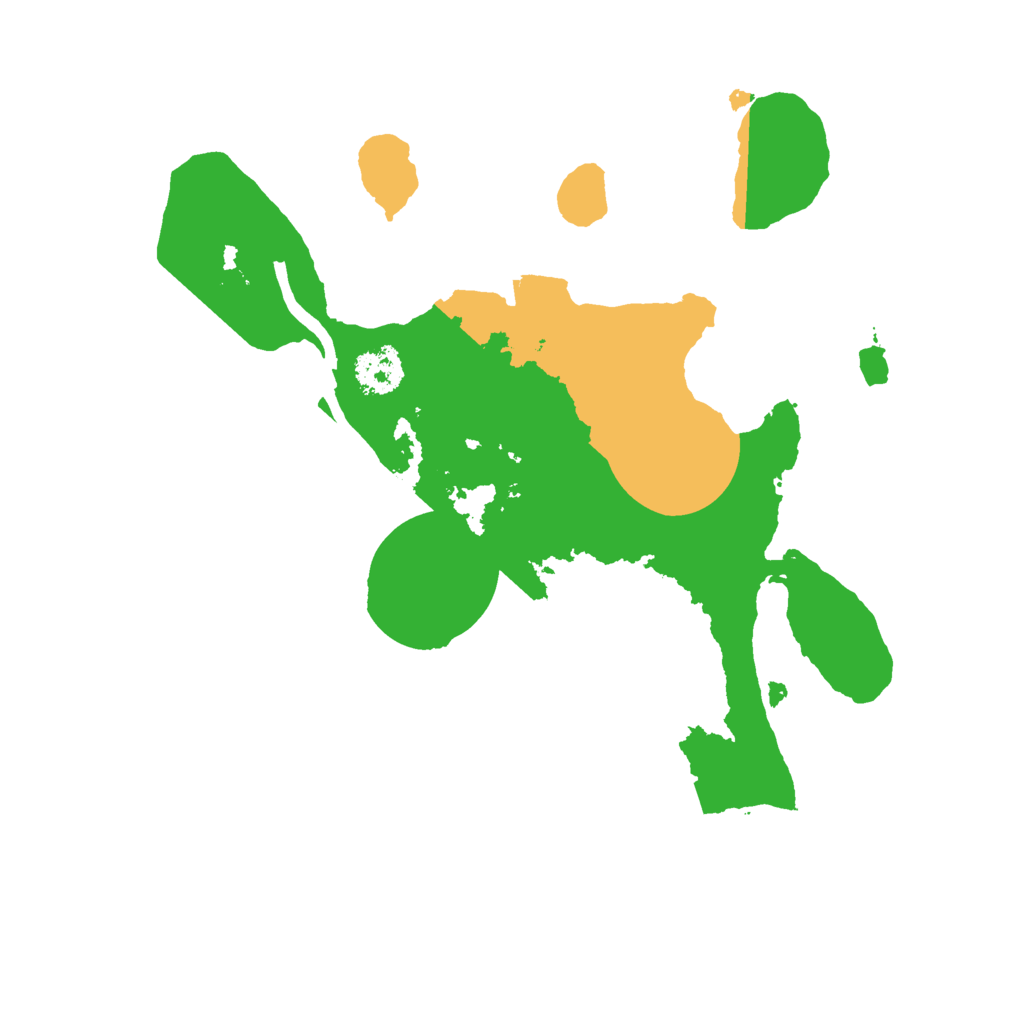 Biome Rust Map: Procedural Map, Size: 2200, Seed: 357499805