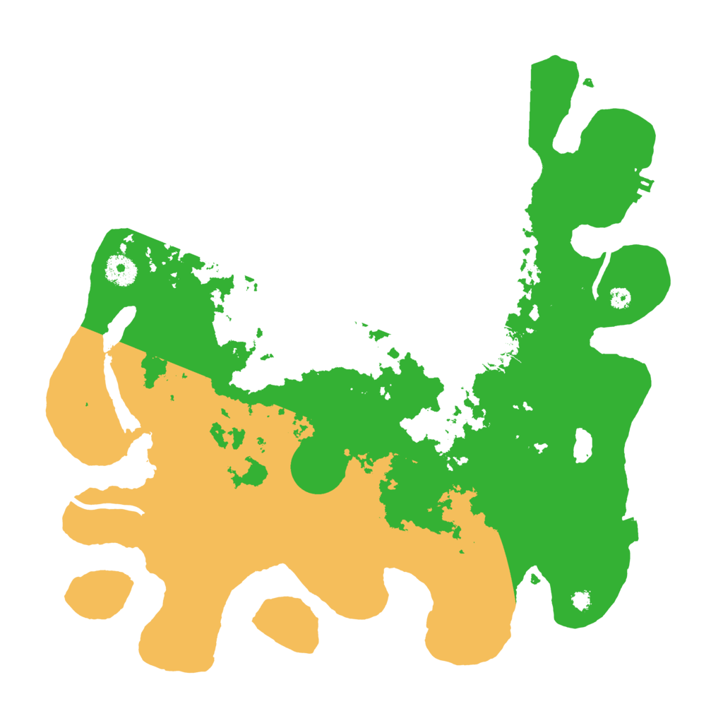 Biome Rust Map: Procedural Map, Size: 3500, Seed: 935478530