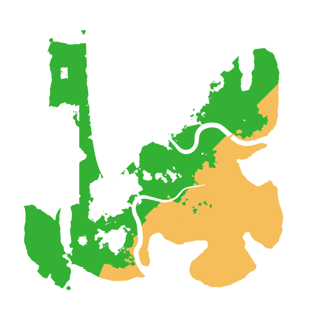 Biome Rust Map: Procedural Map, Size: 3000, Seed: 1623380
