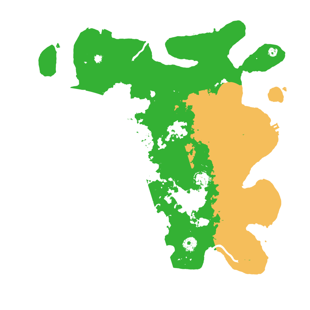 Biome Rust Map: Procedural Map, Size: 3500, Seed: 400074890