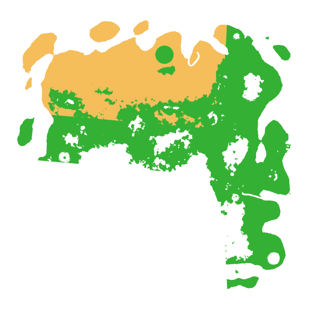 Biome Rust Map: Procedural Map, Size: 4500, Seed: 1546960717